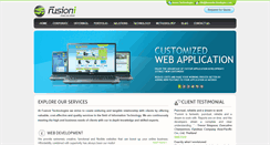 Desktop Screenshot of fusionitechnologies.com